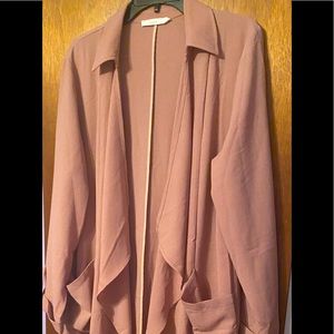 Lush light pink cardigan